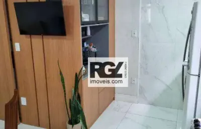 Apartamento com 2 dormitórios à venda, 87 m² por r$ 799.000,00 - boqueirão - santos/sp