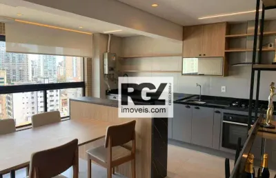 Apartamento com 2 dormitórios à venda, 65 m² por r$ 969.000,00 - ponta da praia - santos/sp