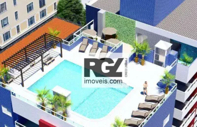 Apartamento com 1 dormitório à venda, 50 m² por r$ 376.690,00 - vila guilhermina - praia grande/sp