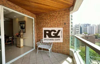 Apartamento com 2 dormitórios à venda, 116 m² por r$ 1.380.000,00 - embaré - santos/sp