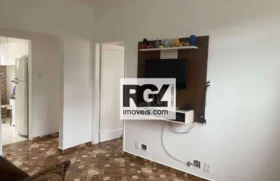 Apartamento com 2 dormitórios à venda, 65 m² por r$ 320.000,00 - macuco - santos/sp
