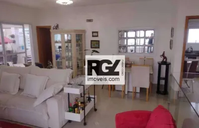 Cobertura com 4 dormitórios à venda, 270 m² por r$ 5.000.000,00 - pompéia - santos/sp