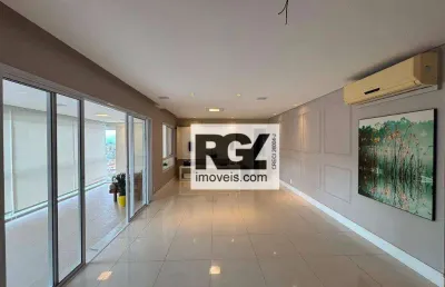 Apartamento com 3 dormitórios à venda, 155 m² por r$ 1.980.000,00 - embaré - santos/sp