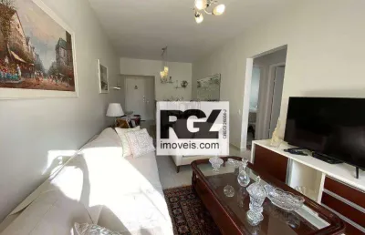 Apartamento com 2 dormitórios à venda, 92 m² por r$ 869.000,00 - boqueirão - santos/sp