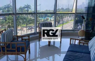 Apartamento com 2 dormitórios à venda, 120 m² por r$ 1.802.000,00 - aparecida - santos/sp