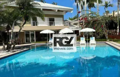 Casa com 7 dormitórios à venda, 1500 m² por r$ 15.000.000,00 - acapulco - guarujá/sp