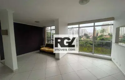 Apartamento vista lateral mar com 1 quarto para alugar - aparecida - santos/sp