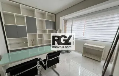 Apartamento com 2 dormitórios à venda, 44 m² por r$ 620.000,00 - boqueirão - santos/sp