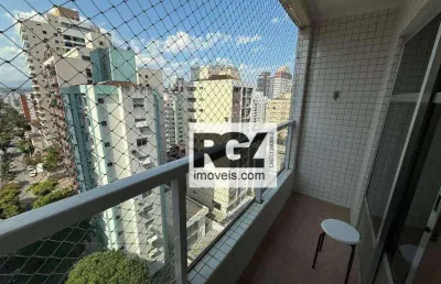 Apartamento com 3 dormitórios à venda, 140 m² por r$ 900.000,00 - pompéia - santos/sp