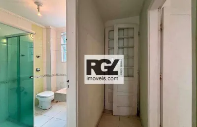 Apartamento com 1 dormitório para alugar, 50 m² por r$ 3.000,00/mês - josé menino - santos/sp