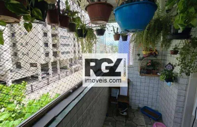 Apartamento com 3 dormitórios à venda, 92 m² por r$ 495.000,00 - ponta da praia - santos/sp