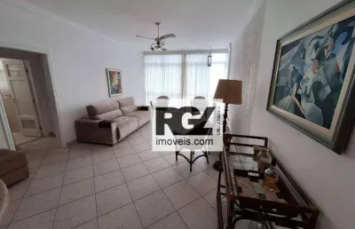 Apartamento para alugar, 98 m² por r$ 7.000,00/mês - embaré - santos/sp
