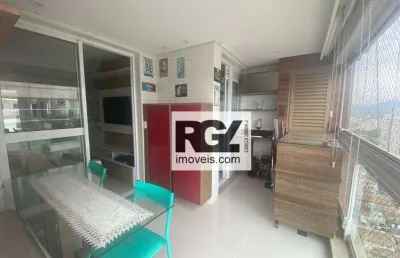 Apartamento com 1 dormitório para alugar, 49 m² por r$ 4.500,00/mês - ponta da praia - santos/sp