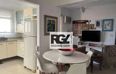 Apartamento com 1 dormitório à venda, 60 m² por r$ 719.000,00 - aparecida - santos/sp