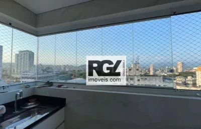 Apartamento com 2 dormitórios à venda, 67 m² por r$ 960.000,00 - boqueirão - santos/sp