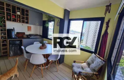 Apartamento com 2 dormitórios à venda, 96 m² por r$ 890.000,00 - ponta da praia - santos/sp