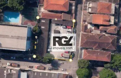 Terreno à venda, 1060 m² por r$ 4.500.000 - macuco - santos/sp