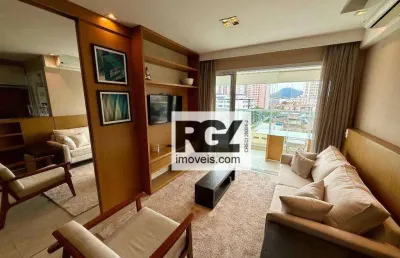 Apartamento no maralta com 1 dormitório à venda, 50 m² por r$ 635.000 - ponta da praia - santos/sp