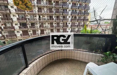Apartamento com 3 dormitórios à venda, 130 m² por r$ 1.065.000,00 - pompéia - santos/sp