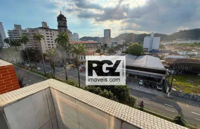 Apartamento com 2 dormitórios à venda, 93 m² por r$ 450.000,00 - gonzaga - santos/sp