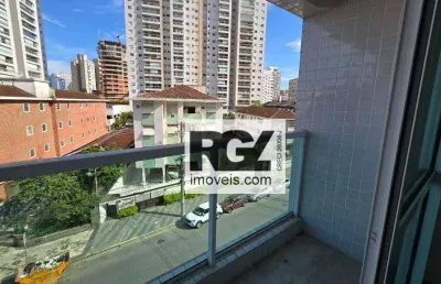 Apartamento com 2 dormitórios para alugar, 68 m² por r$ 4.000,00/mês - marapé - santos/sp