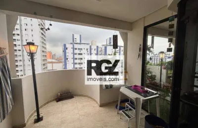 Apartamento com 2 dormitórios à venda, 153 m² por r$ 980.000,00 - centro - são vicente/sp