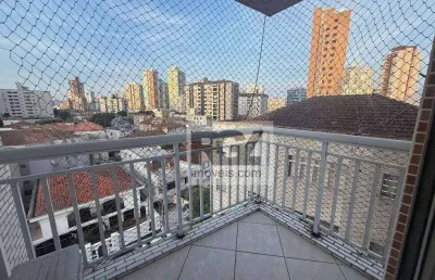 Apartamento com 1 suíte - lazer completo - à venda, 68 m² por r$ 620.000 - ponta da praia - santos/sp