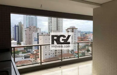 Apartamento com 2 dormitórios à venda, 127 m² por r$ 1.650.000,00 - boqueirão - santos/sp