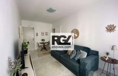 Apartamento com 1 dormitório à venda, 55 m² por r$ 420.000,00 - embaré - santos/sp