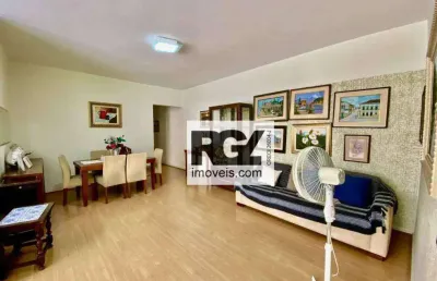 Apartamento com 2 dormitórios à venda, 105 m² por r$ 530.000,00 - embaré - santos/sp