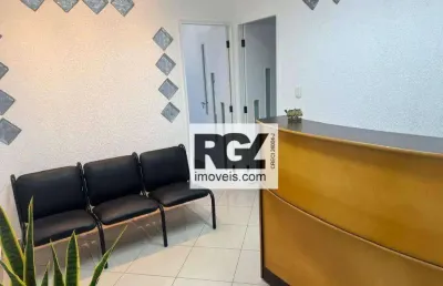 Conjunto para alugar, 70 m² por r$ 5.500,00/mês - aparecida - santos/sp