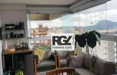 Apartamento com 3 dormitórios à venda, 111 m² por r$ 1.200.000,00 - ponta da praia - santos/sp