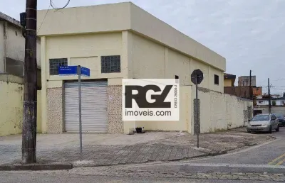 Galpão, 305 m² - venda por r$ 2.200.000,00 ou aluguel por r$ 12.614,07/mês - macuco - santos/sp
