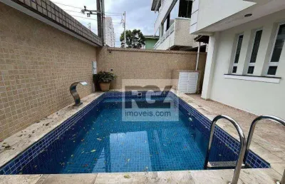 Casa com 3 dormitórios, 108 m² - venda por r$ 1.600.000,00 ou aluguel por r$ 7.800,00/mês - aparecida - santos/sp