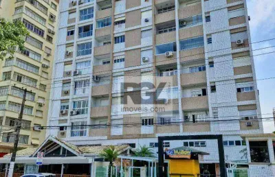 Kitnet com 1 dormitório para alugar, 38 m² por r$ 2.600,00/ano - aparecida - santos/sp