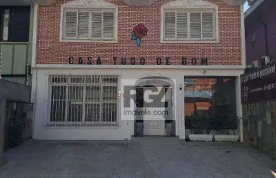 Casa com 4 dormitórios para alugar, 200 m² por r$ 15.670,00/mês - gonzaga - santos/sp