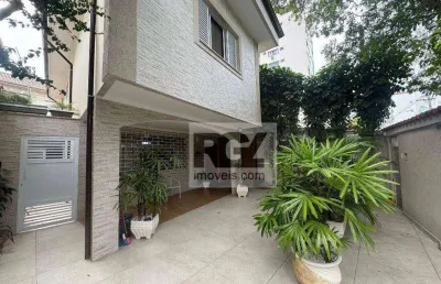 Casa com 3 dormitórios à venda, 154 m² por r$ 1.549.000,00 - boqueirão - santos/sp