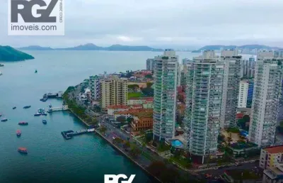 Apartamento com 3 dormitórios para alugar, 199 m² por r$ 14.000,00/mês - ponta da praia - santos/sp