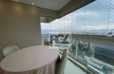 Apartamento com 1 dormitório para alugar, 49 m² por r$ 5.000,00/ano - ponta da praia - santos/sp