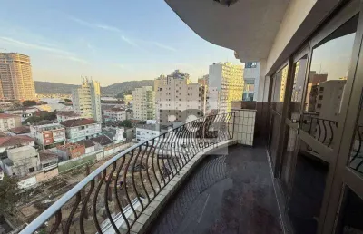 Apartamento vista mar com 4 dormitórios à venda, 294 m² por r$ 1.170.000 - ponta da praia - santos/sp