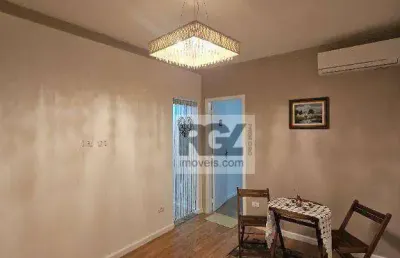 Apartamento com 1 dormitório à venda, 52 m² por r$ 390.000,00 - gonzaga - santos/sp