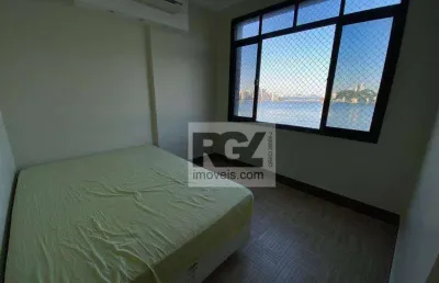 Apartamento com 1 dormitório para alugar, 40 m² por r$ 2.500,00/mês - gonzaguinha - são vicente/sp