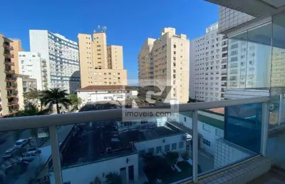 Apartamento com 3 dormitórios para alugar, 110 m² por r$ 7.400/mês - ponta da praia - santos/sp