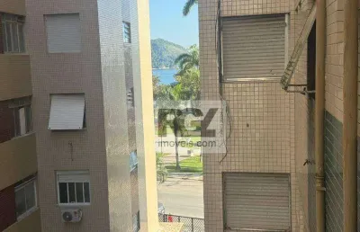 Apartamento com 1 dormitório para alugar, 45 m² por r$ 3.000,00/mês - ponta da praia - santos/sp