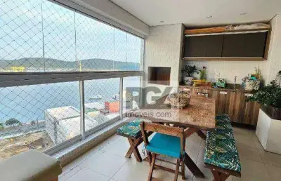 Apartamento com 3 dormitórios à venda, 132 m² por r$ 1.690.000,00 - ponta da praia - santos/sp
