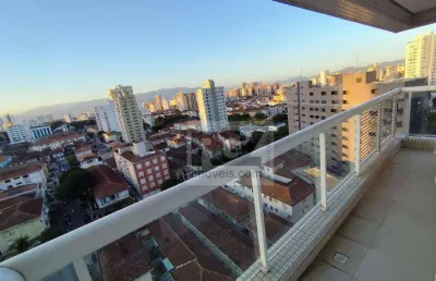 Apartamento com 3 dormitórios para alugar, 94 m² por r$ 7.465,00/mês - boqueirão - santos/sp