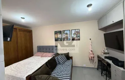 Apartamento com 1 dormitório à venda, 34 m² por r$ 310.000,00 - ponta da praia - santos/sp