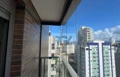 Apartamento com 2 dormitórios para alugar, 88 m² por r$ 7.900,00/mês - aparecida - santos/sp