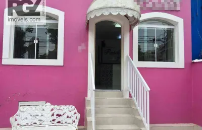 Casa para alugar, 380 m² por r$ 10.800,00/mês - boqueirão - santos/sp