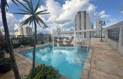 Cobertura com 4 dormitórios à venda, 361 m² por r$ 2.500.000,00 - ponta da praia - santos/sp